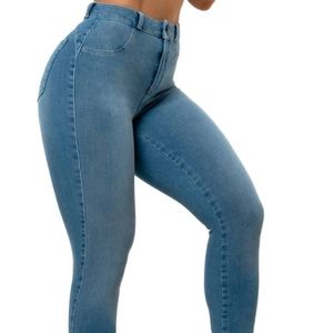 FitJeans 360 V2 Mid Waist Artic Blue
